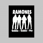 Ramones čierna mikina bez kapuce